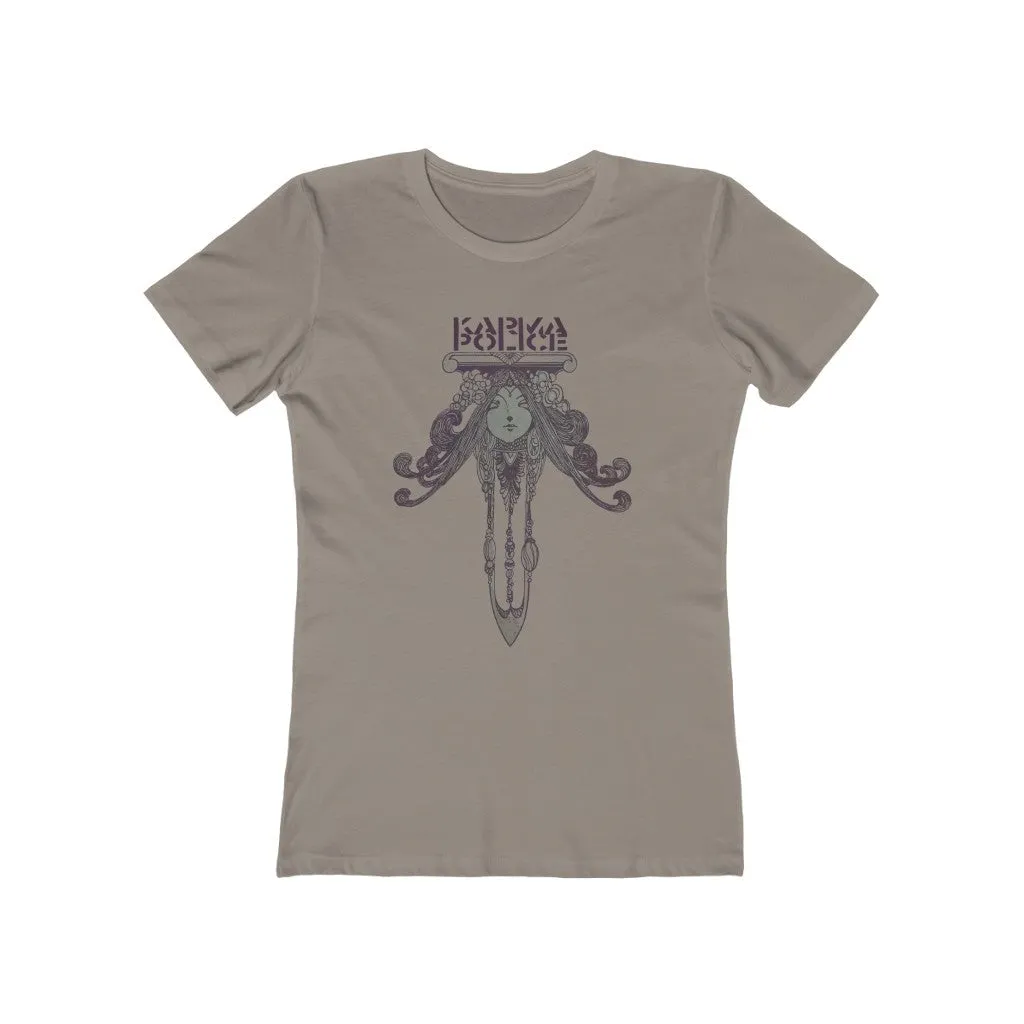 Womens Karma Police T-Shirt - Vigilant Self Shirt - Zen Yoga T-Shirts