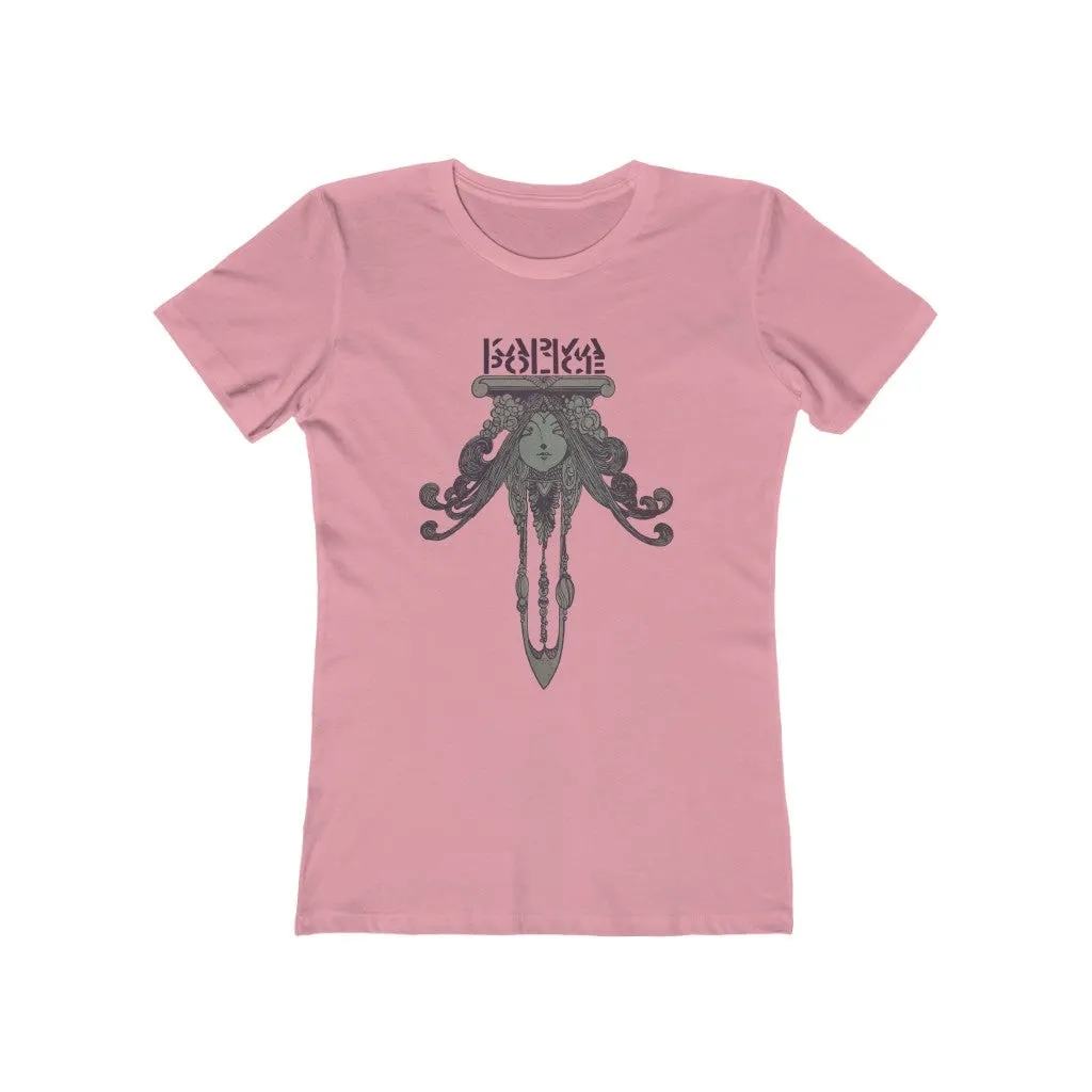 Womens Karma Police T-Shirt - Vigilant Self Shirt - Zen Yoga T-Shirts