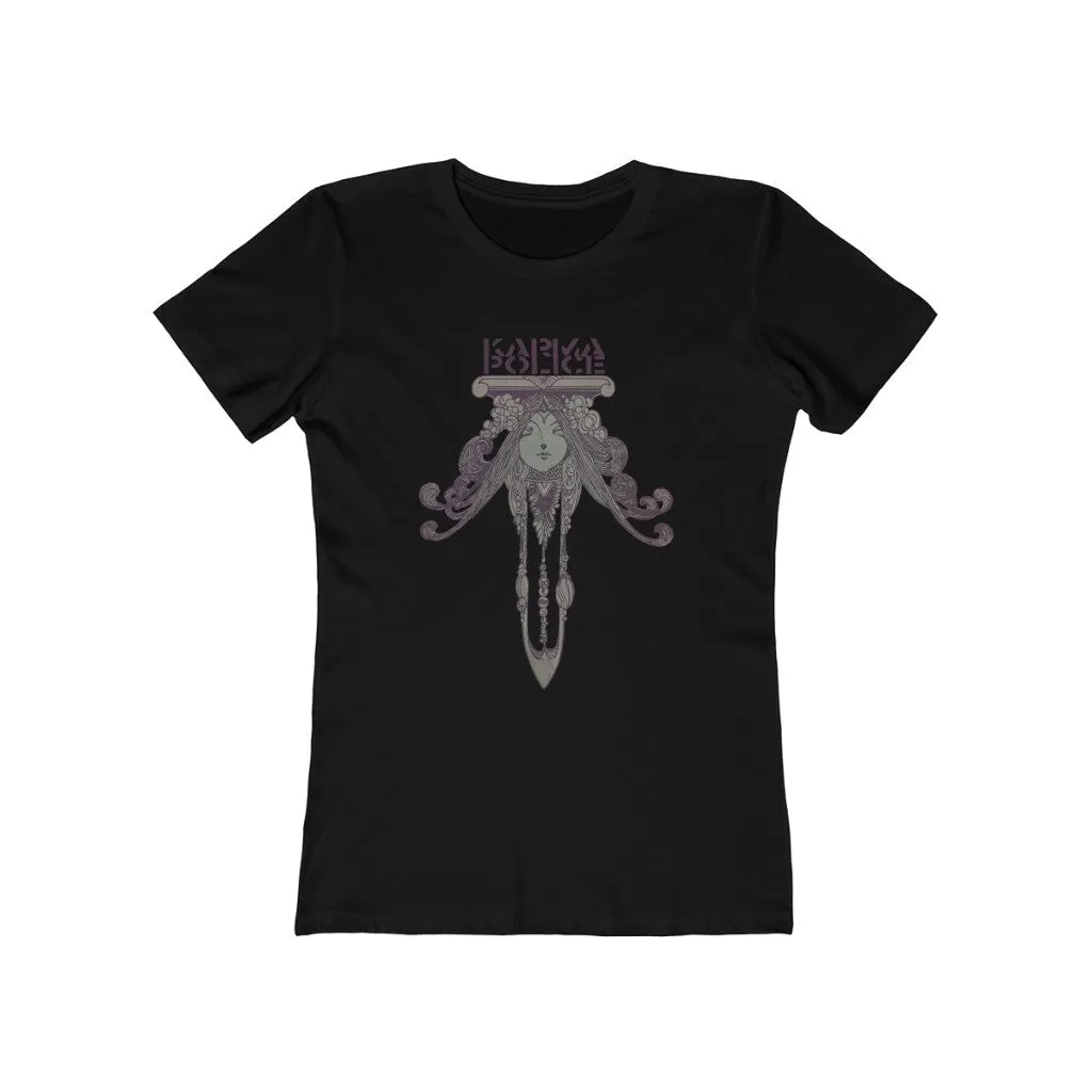 Womens Karma Police T-Shirt - Vigilant Self Shirt - Zen Yoga T-Shirts