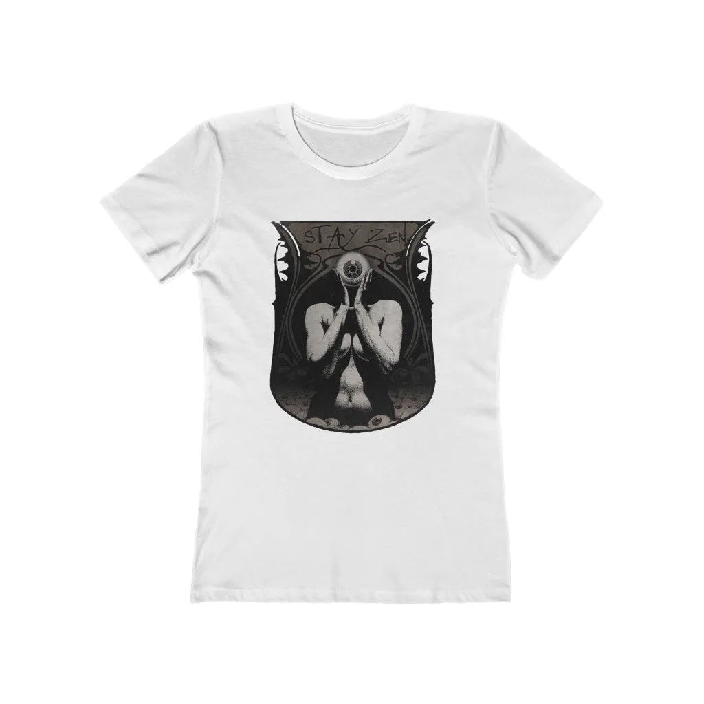 Womens Stay Zen T-Shirt - Third Eye Consciousness Shirt - Yoga T-Shirts