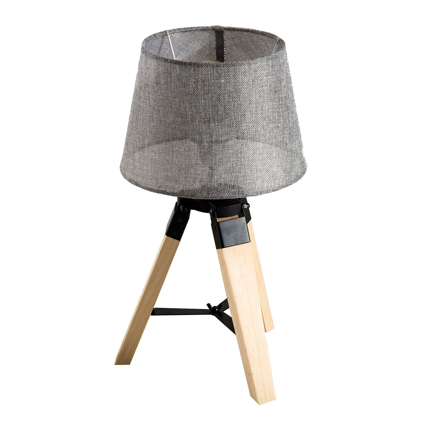 Wooden Tripod Table Lamp for Side