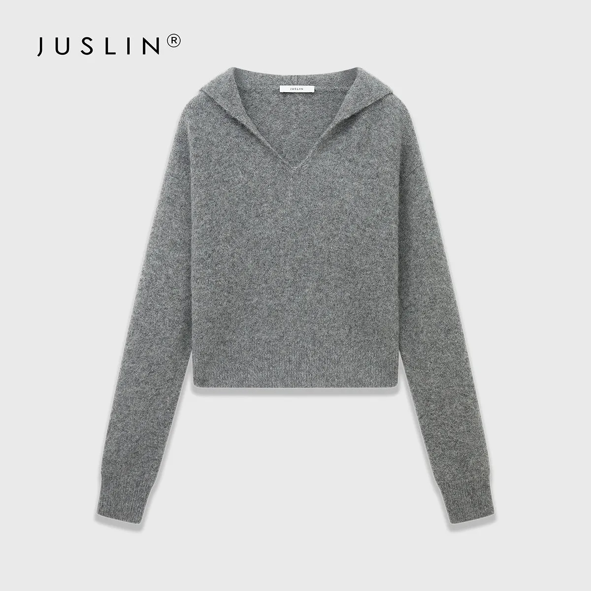Wool Blend Hooded Sweater