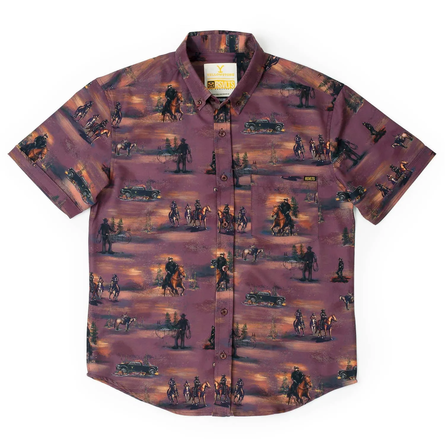 Yellowstone "Tough & Merciless" – KUNUFLEX Short Sleeve Shirt