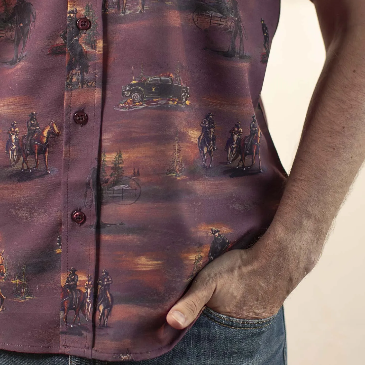 Yellowstone "Tough & Merciless" – KUNUFLEX Short Sleeve Shirt